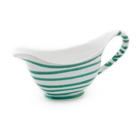 Dizzy Green Gravy Boat