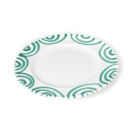 Dizzy Green Gourmet Dessert Plate 8.6"