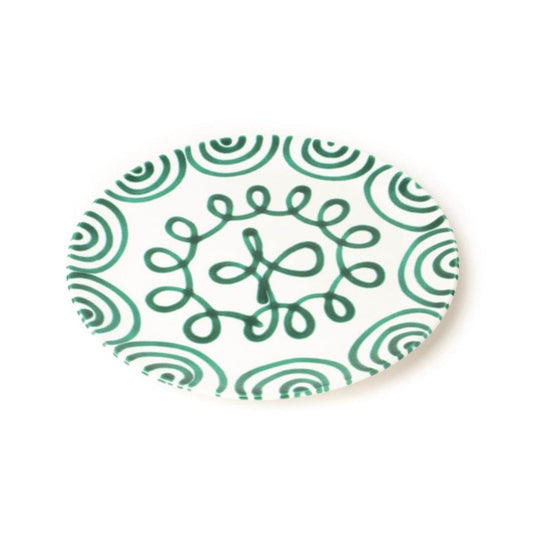 Dizzy Green Coupe Dinner Plate 9.8"