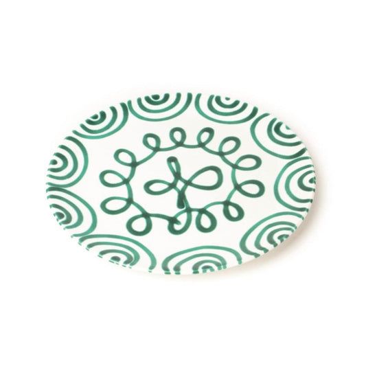 Dizzy Green Coupe Dinner Plate 11"