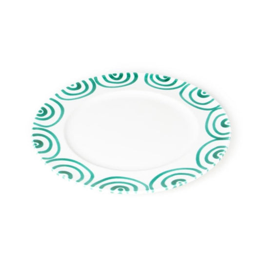 Dizzy Green Gourmet Dinner Plate 10.6"