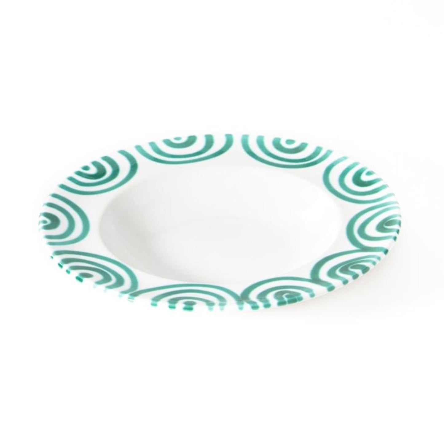 Dizzy Green Gourmet Soup Bowl 9.4"