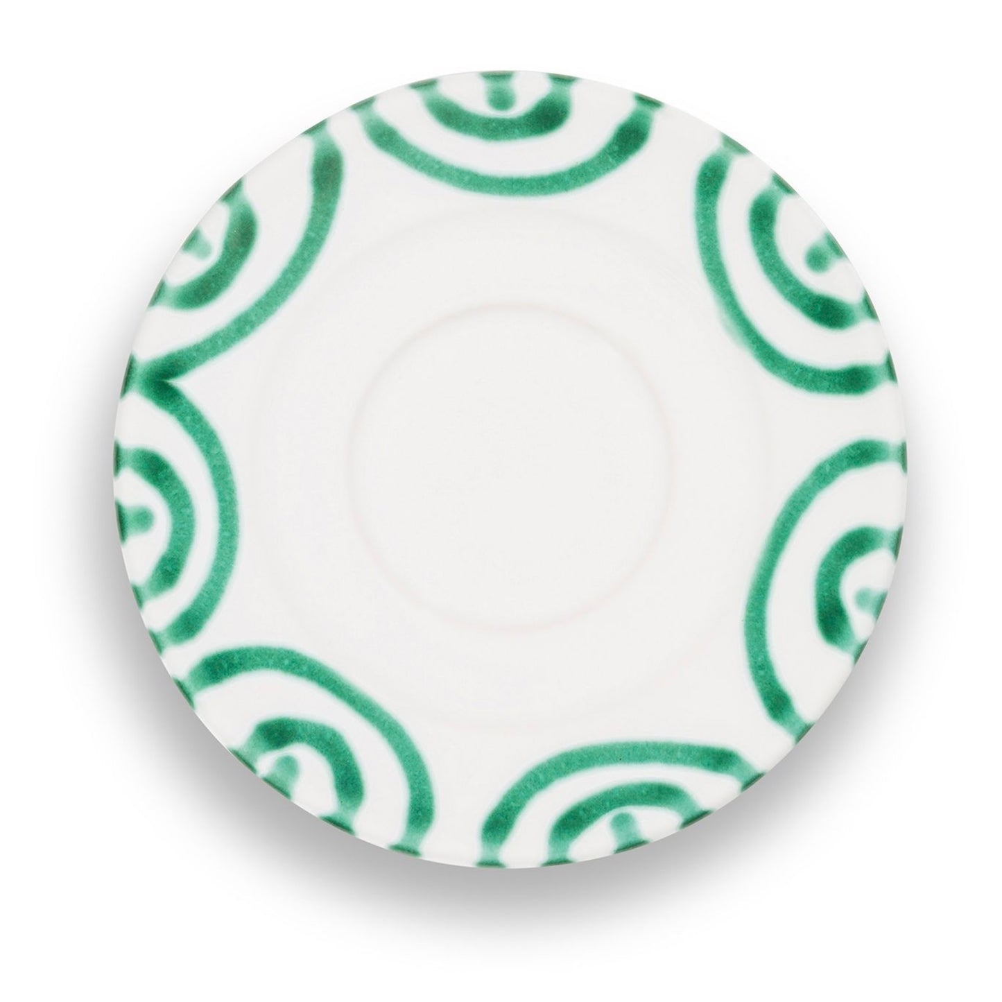 Dizzy Green Gourmet Espresso Saucer 4.3"