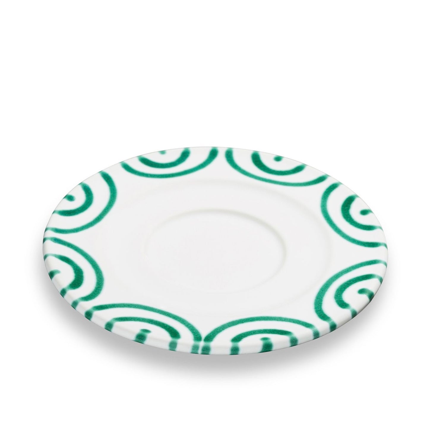 Dizzy Green Gourmet Cappuccino Saucer 5.5"