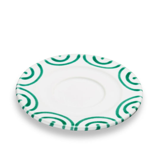 Dizzy Green Gourmet Cappuccino Saucer 5.5"