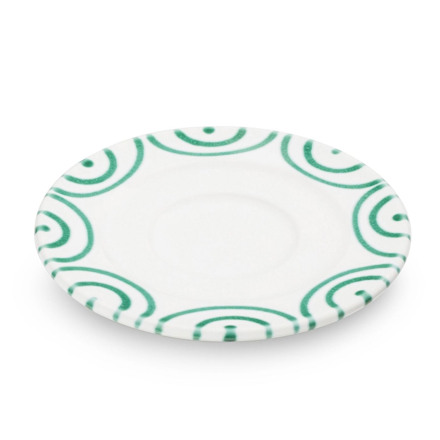 Dizzy Green Gourmet Coffee Saucer 6.2"