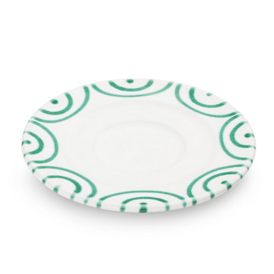 Dizzy Green Gourmet Coffee Saucer 6.2"