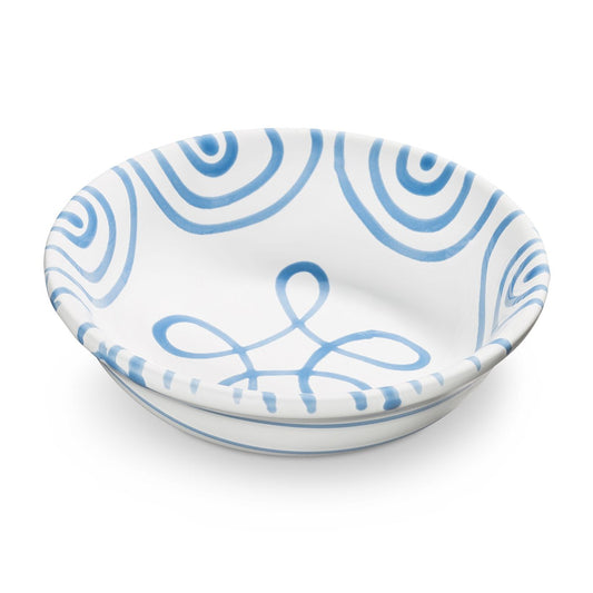 Dizzy Blue Cereal or Compote Dish 5.5"