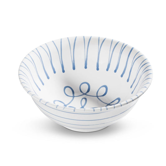 Dizzy  Blue Classic Salad Bowl 10.2"