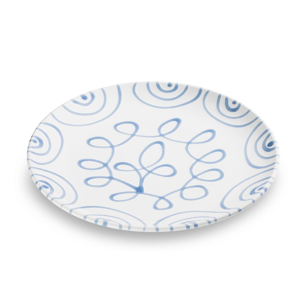 Dizzy Blue Coupe Dinner Plate 9.8"