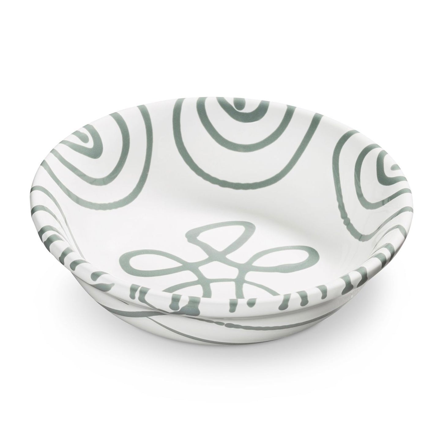 Dizzy Grey Compote Bowl 5.5"