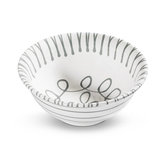 Dizzy Grey Medium Salad Bowl 10.2"