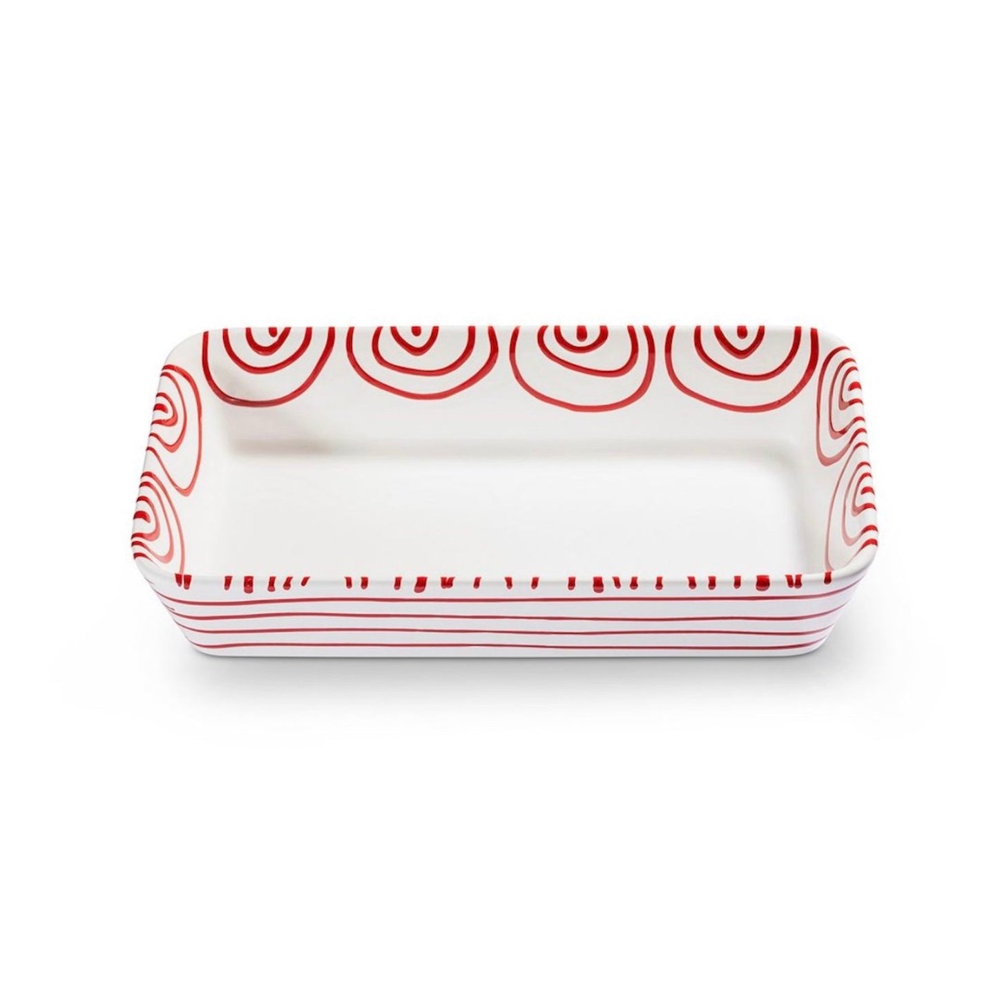 Dizzy Red Casserole Dish