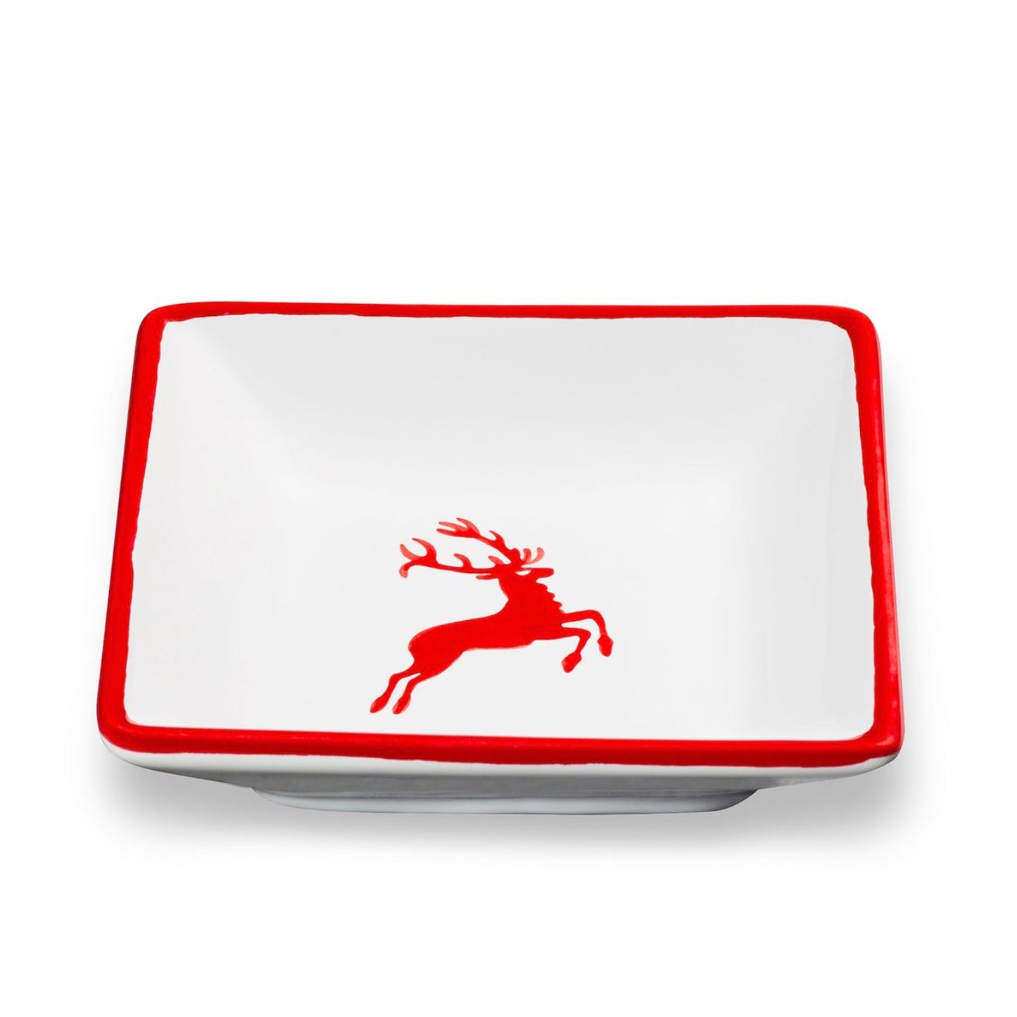 Red Deer Square Snack Tray