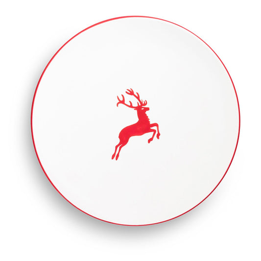 Red Deer Coupe Dinner Plate 11"