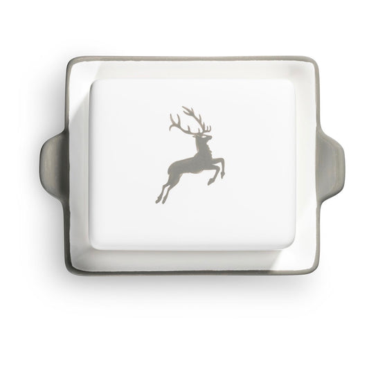 Grey Deer Small Butter Dish 4.4oz