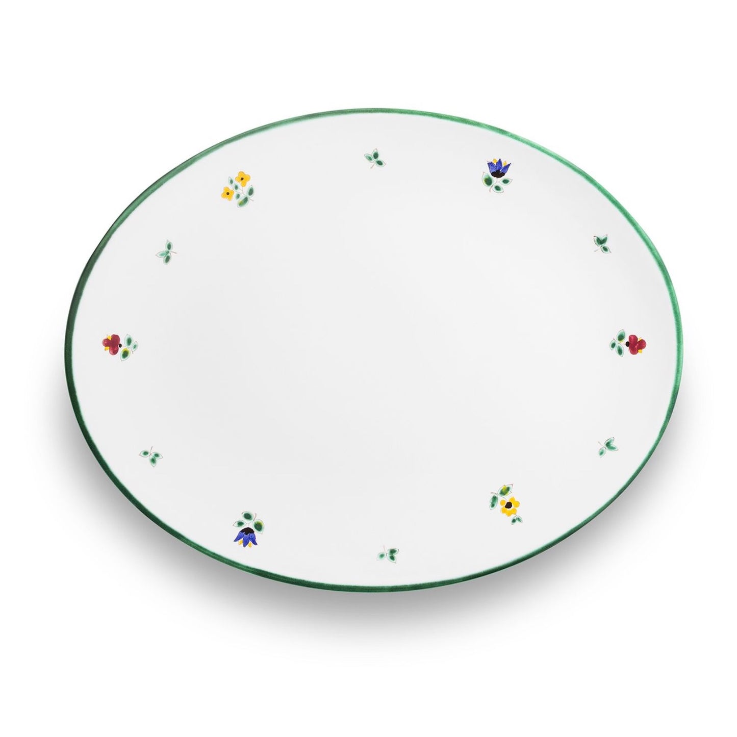 Alpine Flowers Platter Oval 13"