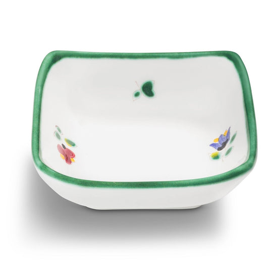 Alpine Flowers Square Snack Bowl 3.5"