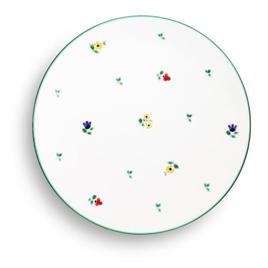 Alpine Flowers Coupe Plate 11"