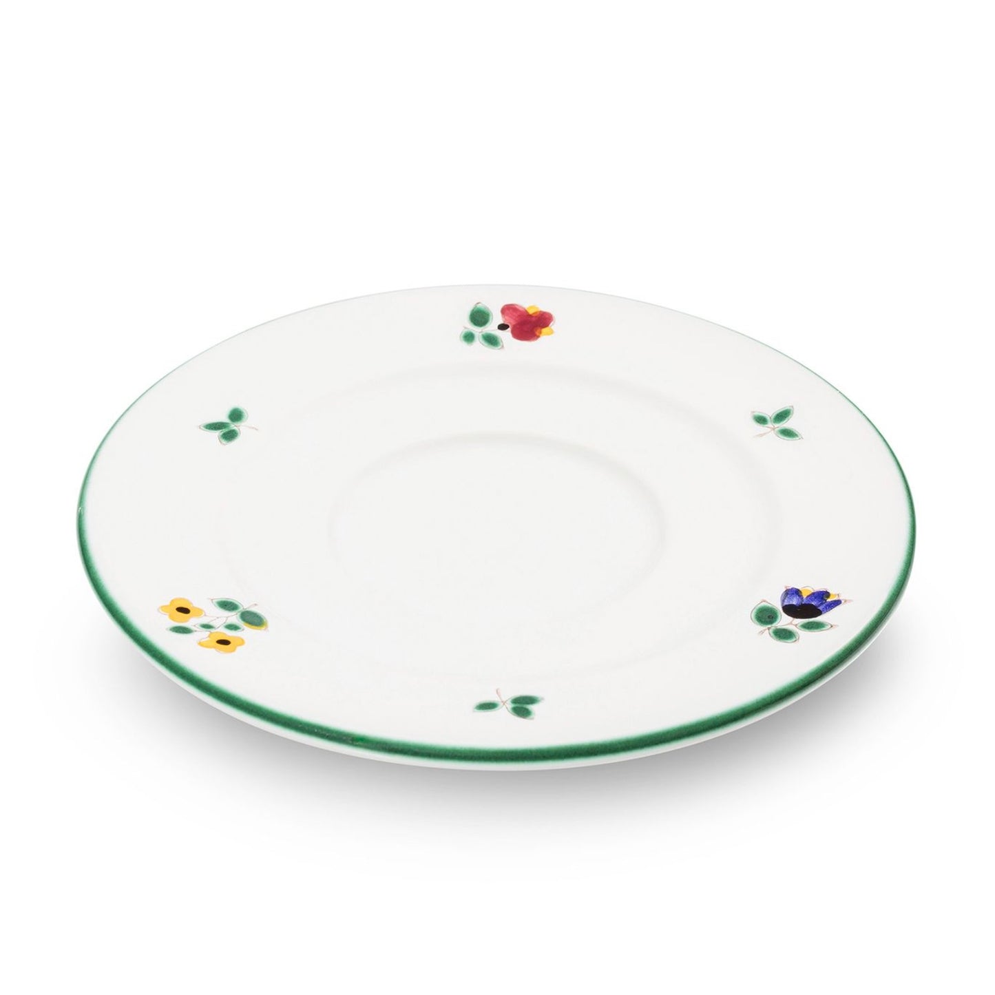 Alpine Flowers Gourmet Coffee Saucer 6.2"