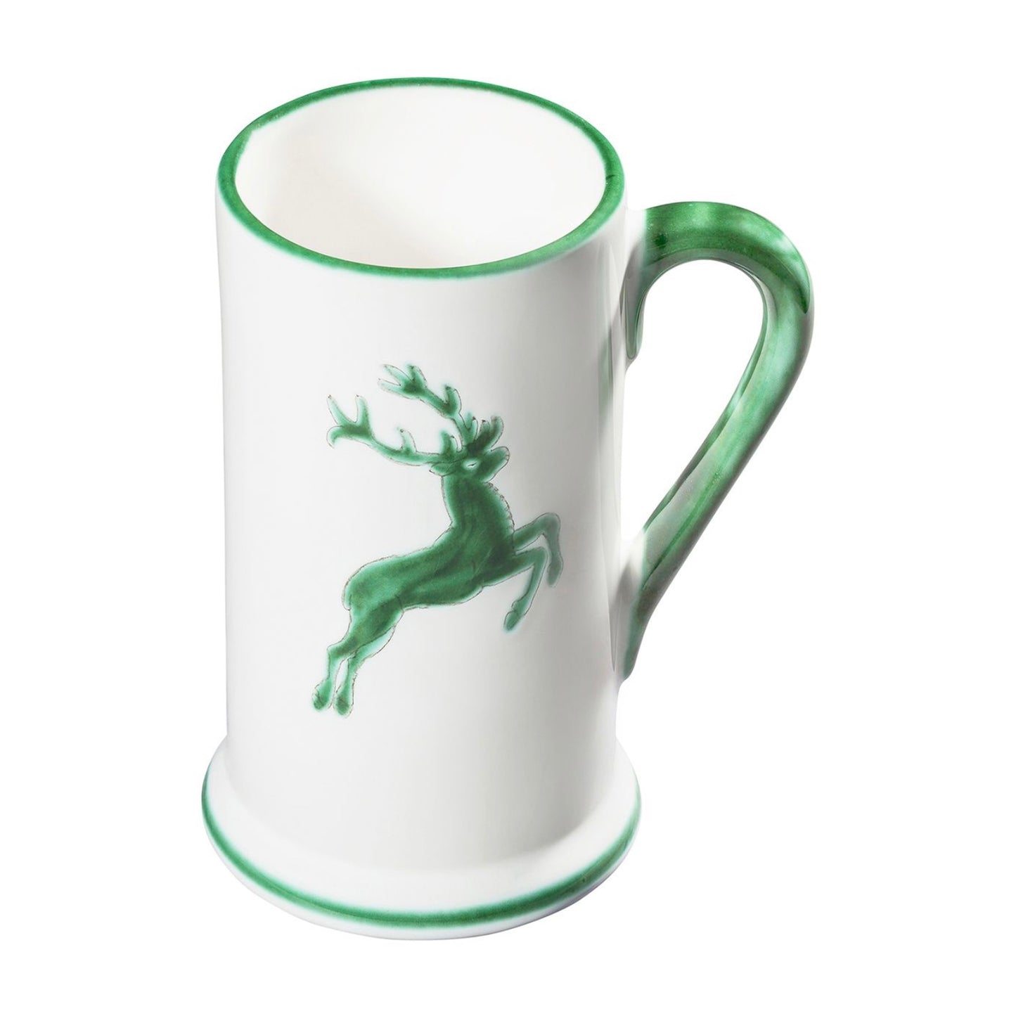 Green Deer Tankard Mug 10.1oz