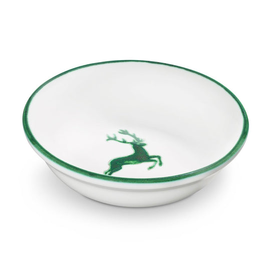 Green Deer Compote Bowl 5.5"