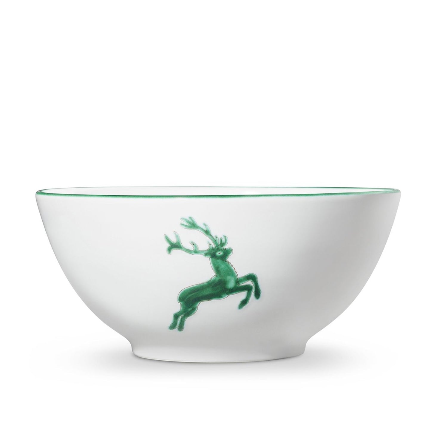 Green Deer Serving Bowl 9"