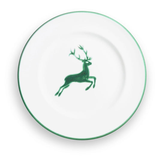 Green Deer Gourmet Dessert Plate 8.6"