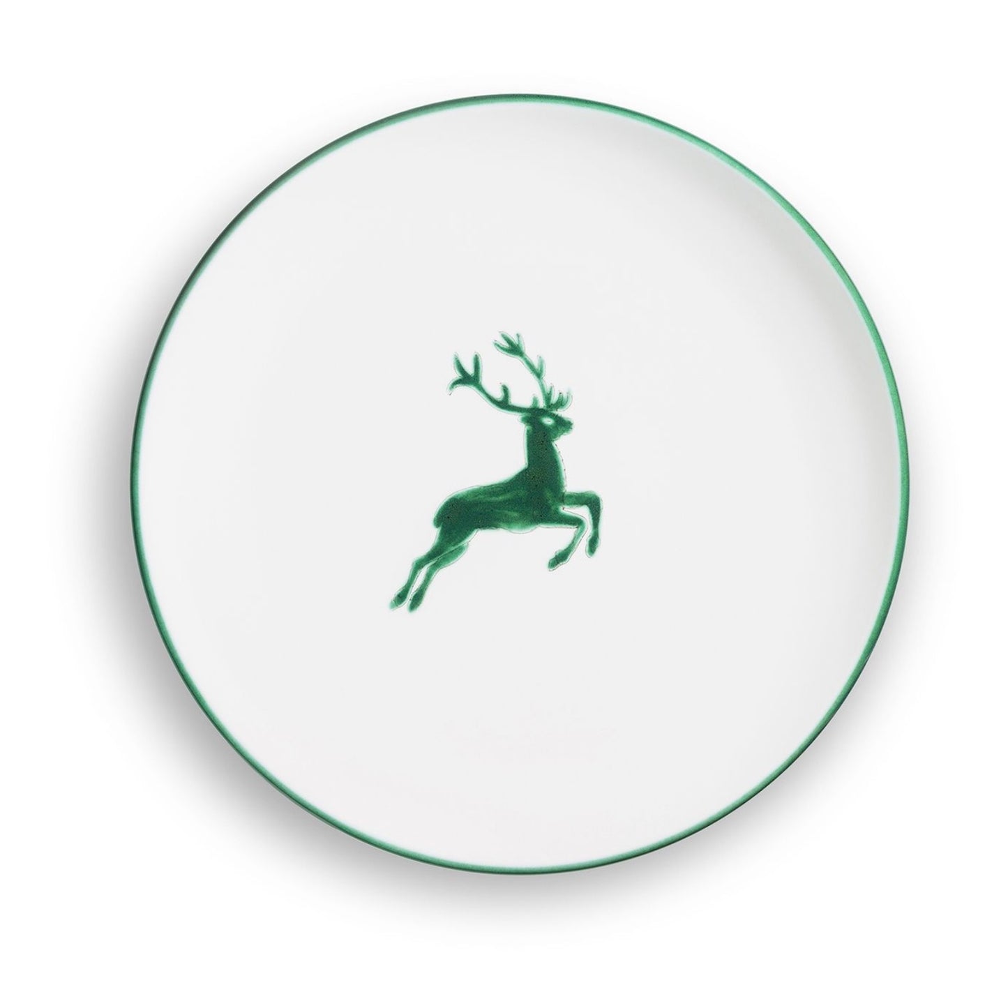 Green Deer Coupe Dinner Plate 9.8"