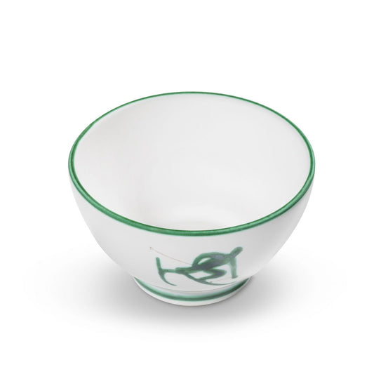 Gmundner Keramik Green Toni, the Skier French Cereal Bowl