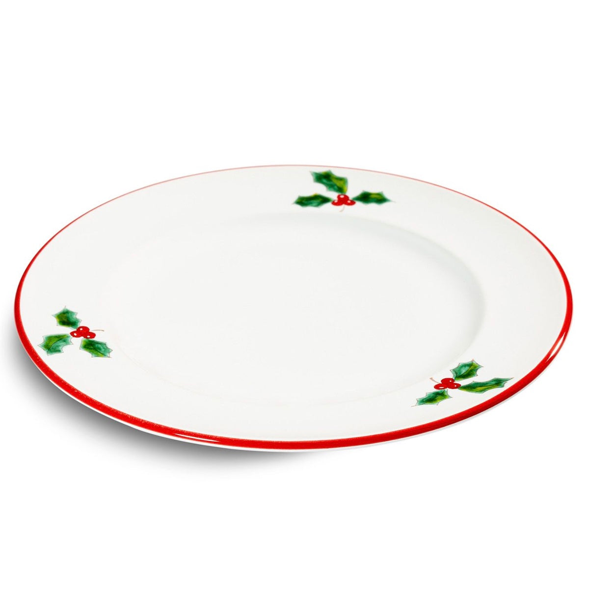 Winter Berry Red Gourmet Dinner Plate 10.6