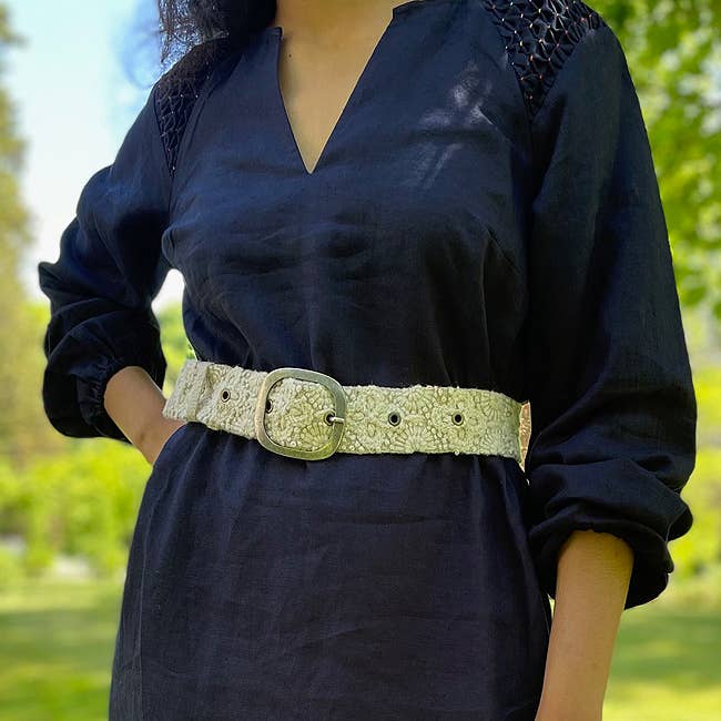 Jenny Krauss - Desert Dreams Embroidered Wool Belt