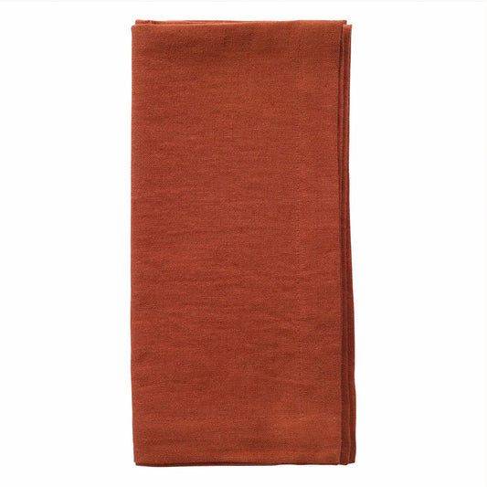 Bodrum Amalfi Burnt Orange Napkin-set of 4
