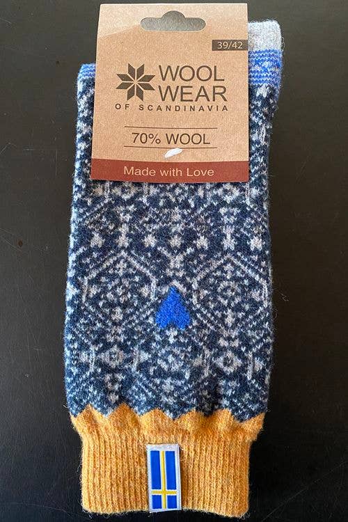 Swedish Passport - Wool Wear of Scandinavia Nordic Sweden Wool Socks