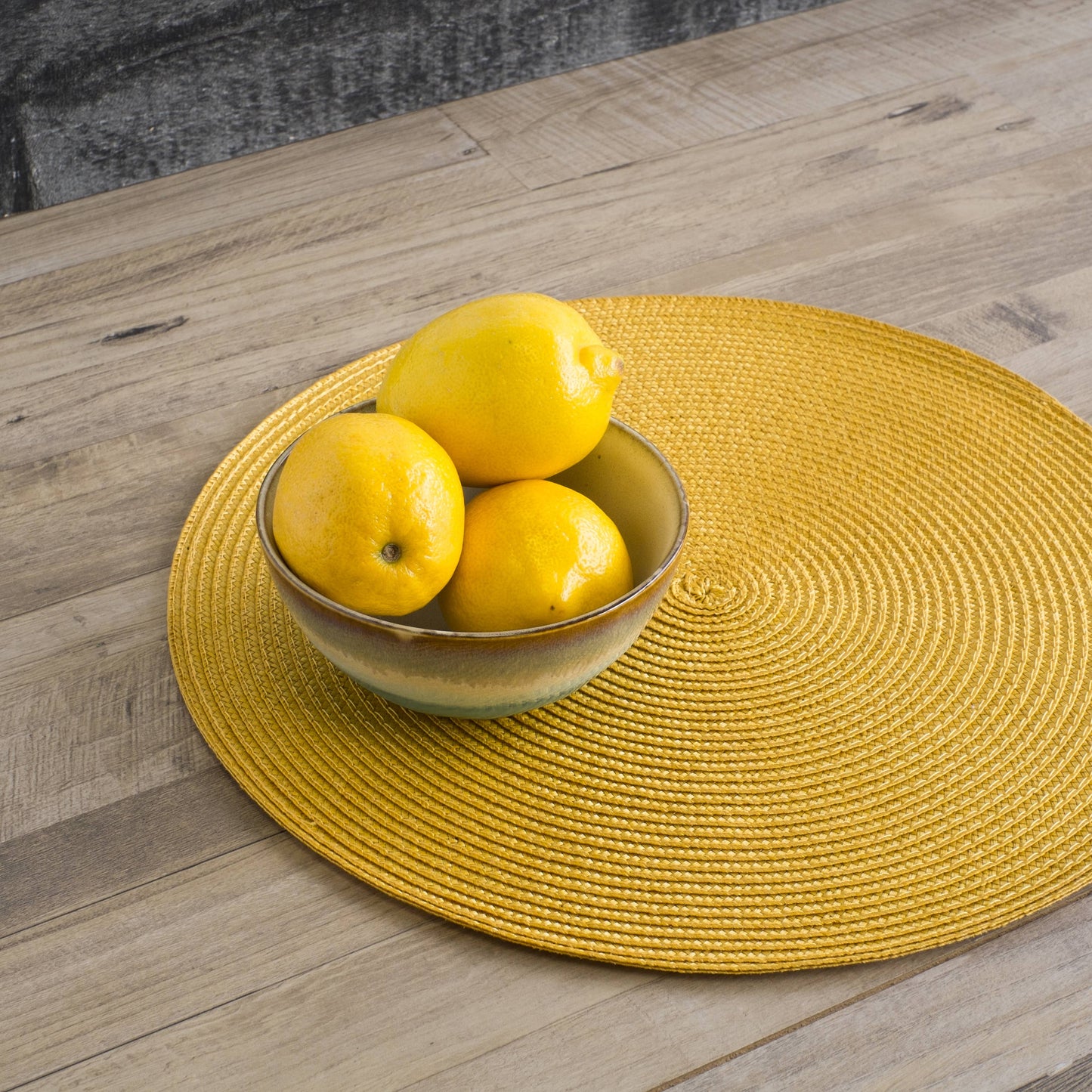 Disko Honey Round Placemat Set/4