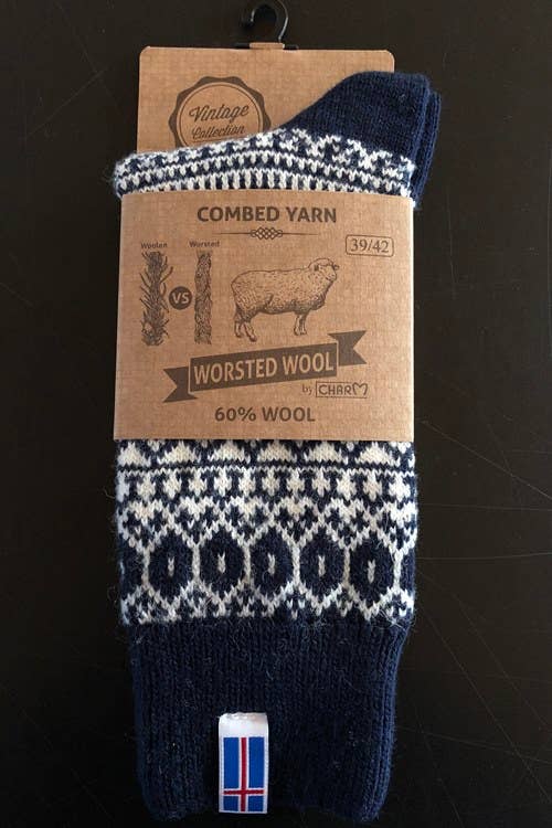 Swedish Passport - Wool Wear of Scandinavia Nordic Old Iceland Wool Socks