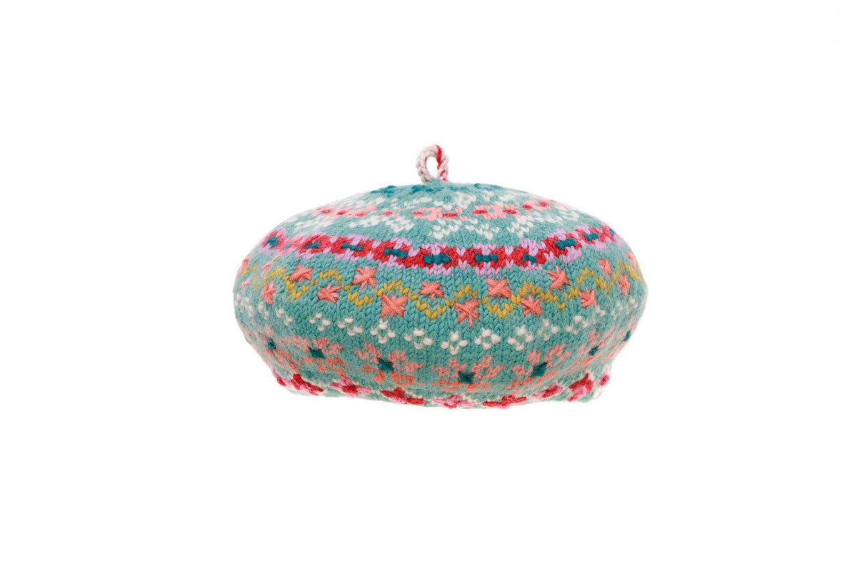 French Knot - River Beret - Turquoise