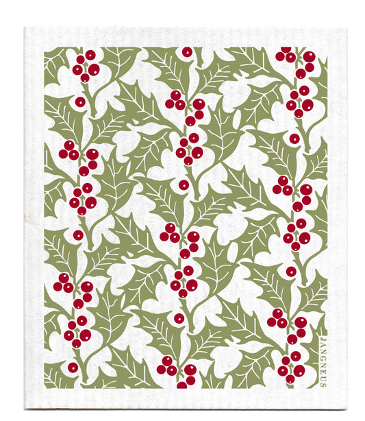 Jangneus - Swedish Dishcloth - Holly - Green