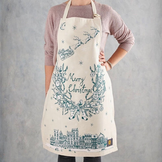 Victoria Eggs Night Before Christmas Apron