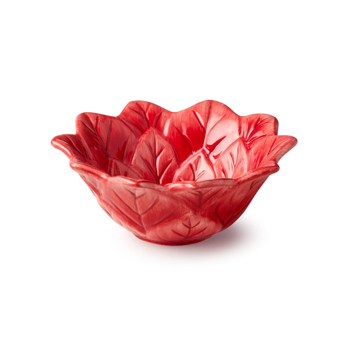 Winter Blooms 3-D Poinsettia Ice Cream Bowl