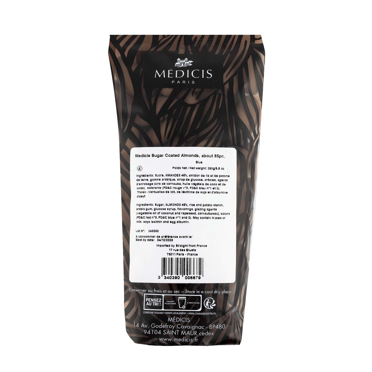 Medicis Premium Dragees, French Jordan Almonds