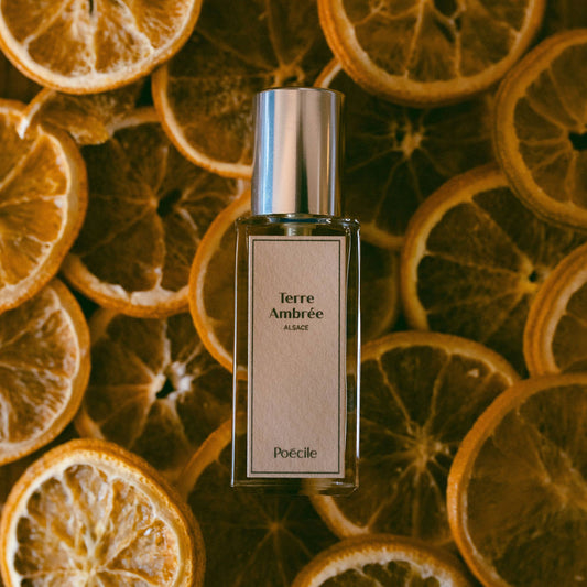 Poécile - Eau de parfum - Terre Ambrée - Alsace 15ml