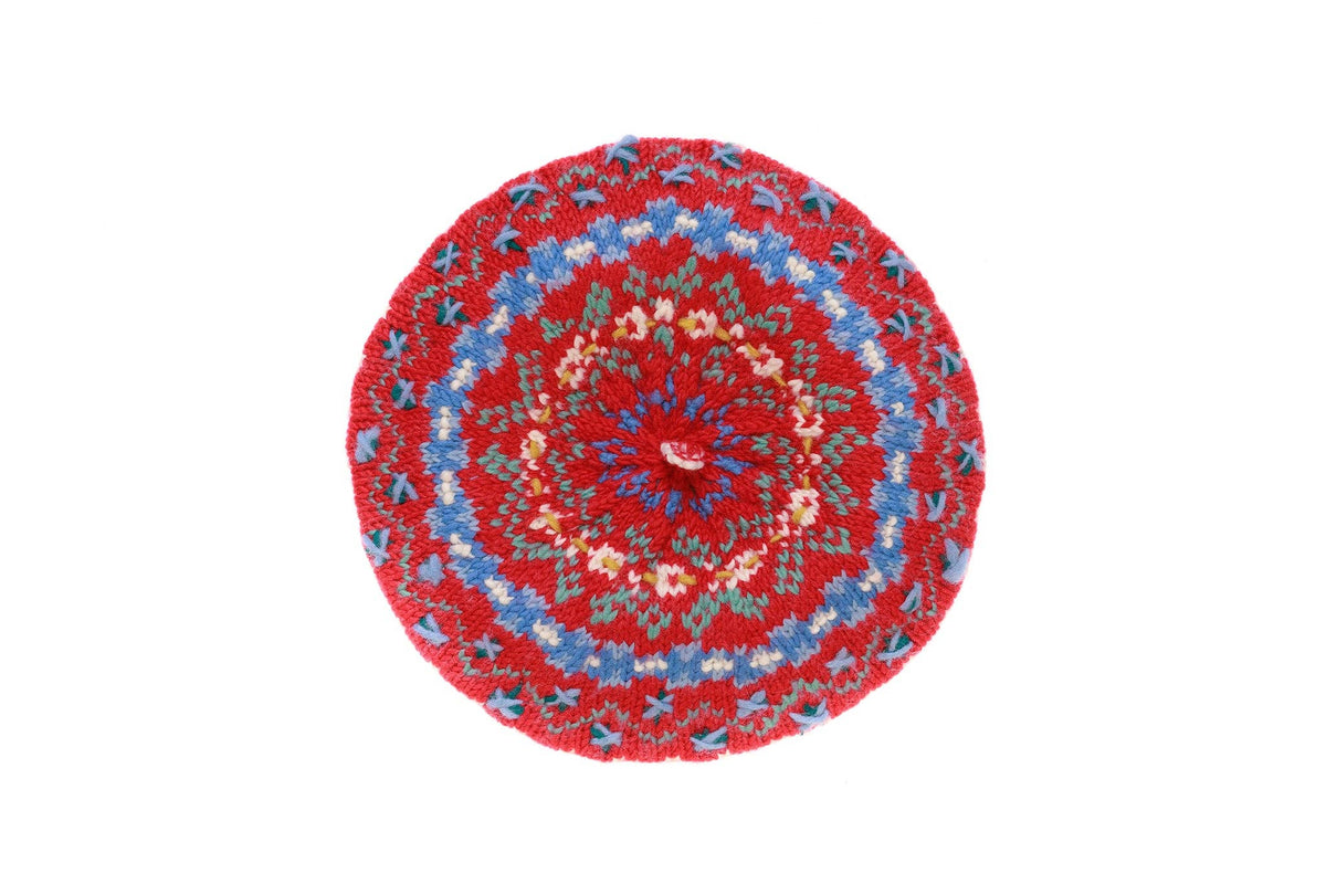 French Knot - River Beret - Red