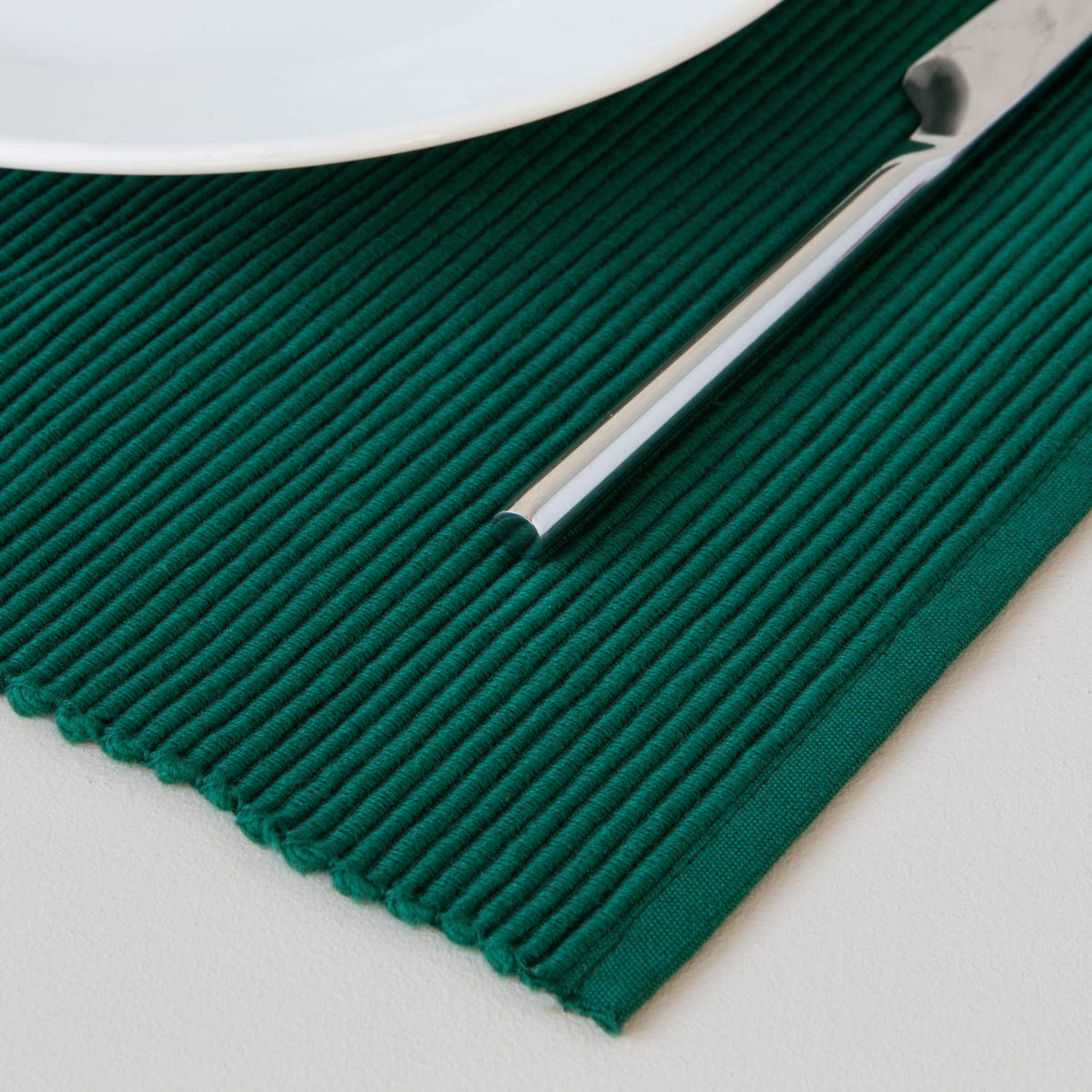 Spectrum Cotton Placemat Spruce Green Set/4