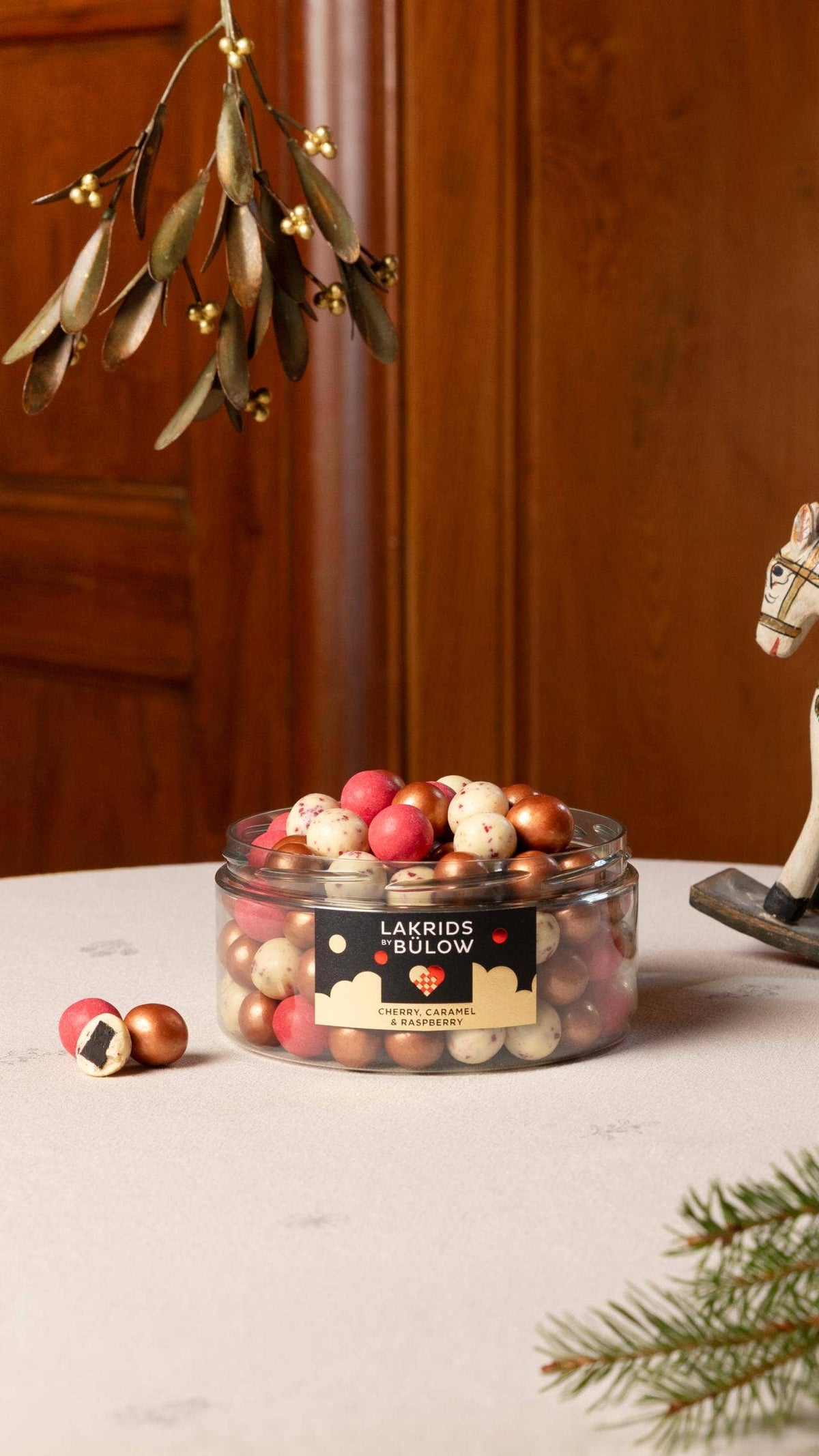Lakrids by Bülow Festive Gift Pack - Cherry, Caramel & Raspberry