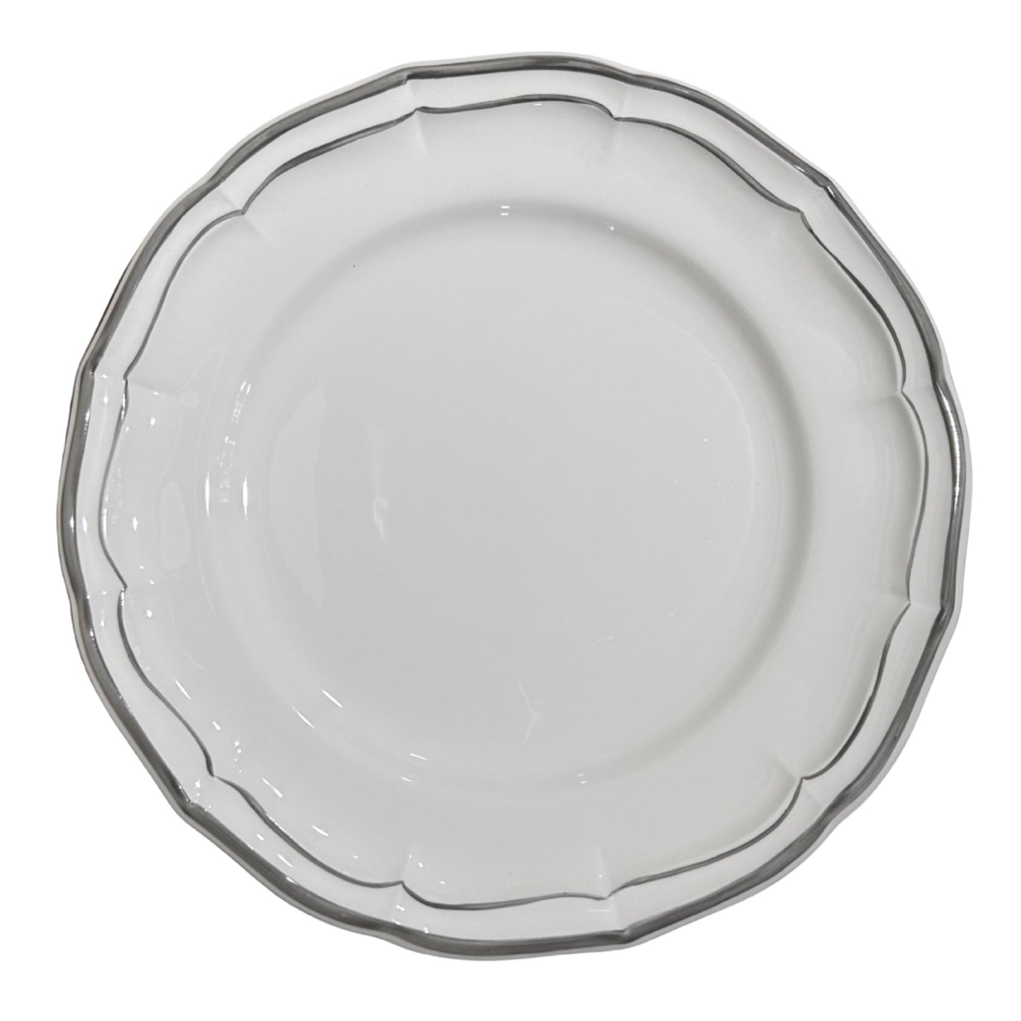 Gien Filet Taupe Dinner Plate