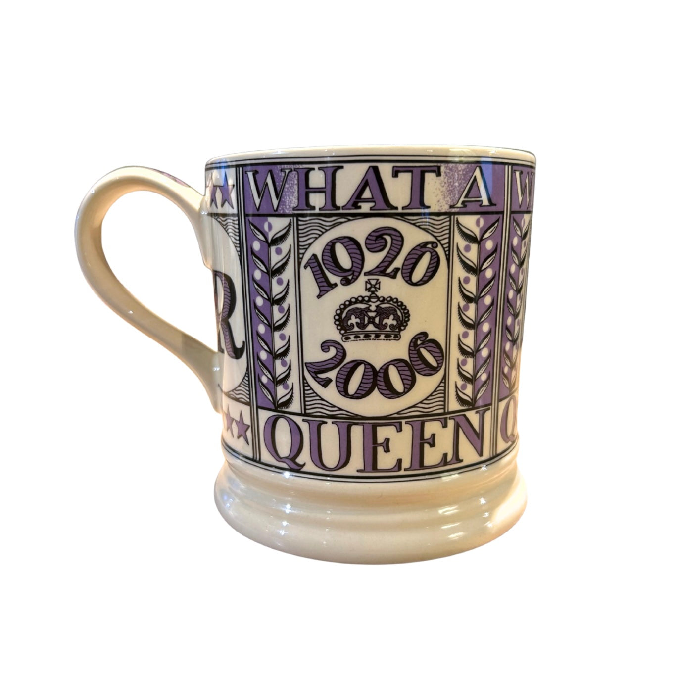 Emma Bridgewater What A Queen 1920-2006 Mug