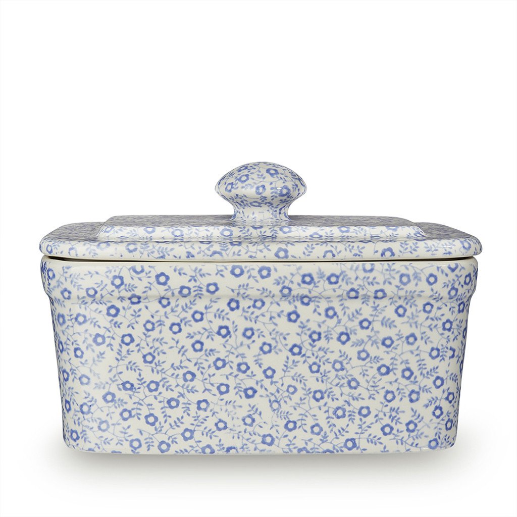 Pale Blue Felicity Rectangular Butter Dish