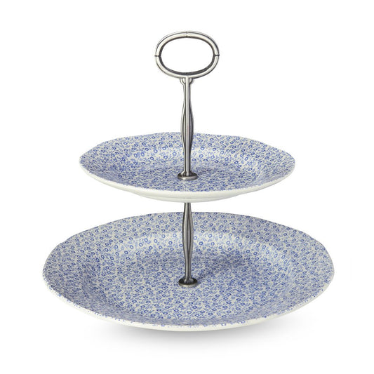 Pale Blue Felicity 2 Tier Cake Stand