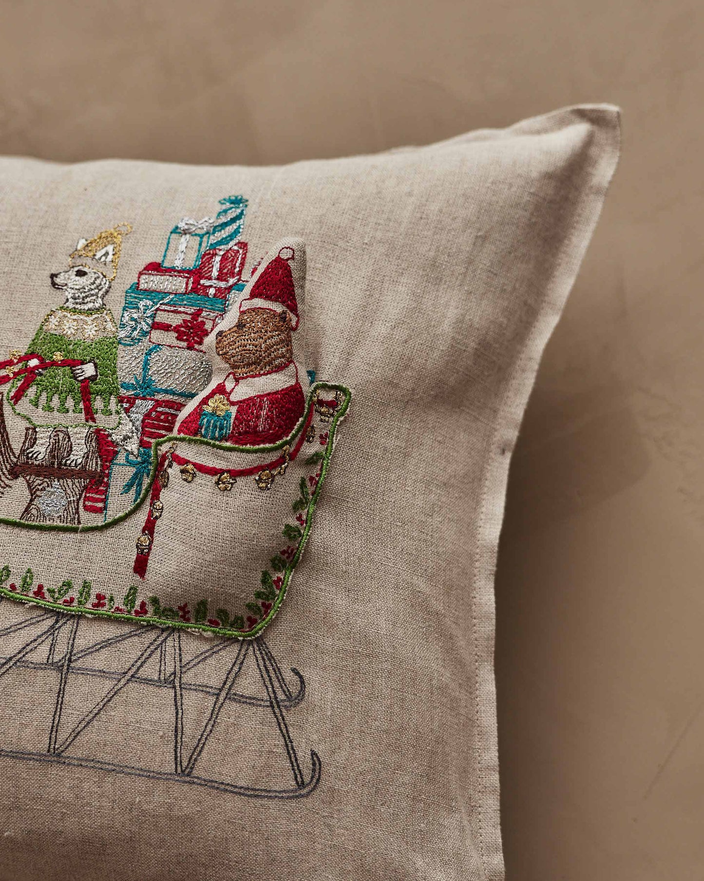 Coral & Tusk - Santa's Sleigh Pocket Pillow
